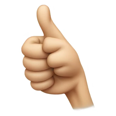 Thumbs up with wink face  sticker