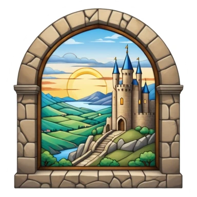 castle window sticker