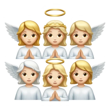 angelic counsil heaven emoji sticker