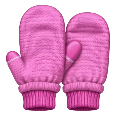 Pink mittens  sticker