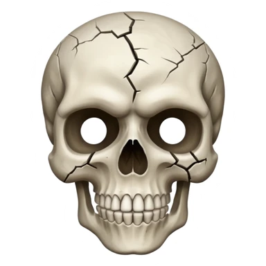 Attitude skull sticker