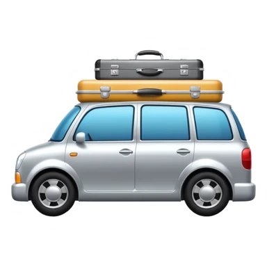 hotel luggage car sticker