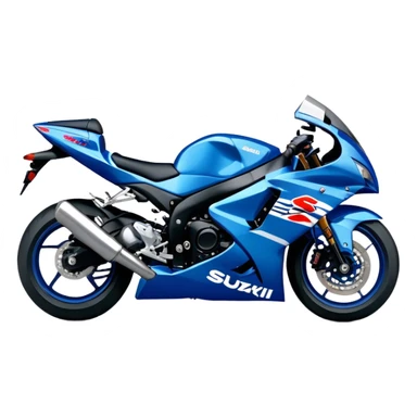 Deep pearl blue #2 Suzuki GSXR 750 sticker