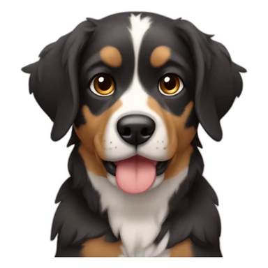 Cachorro corrente outro e galinha sticker