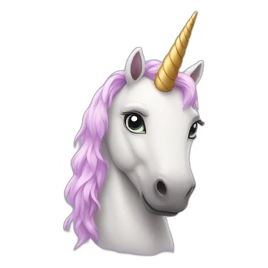 A Sad Unicorn sticker