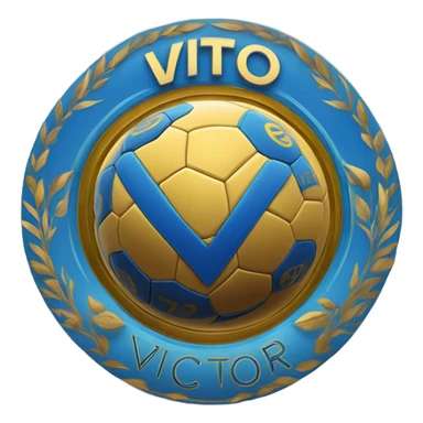 soccer club logo named "Victor FC" sticker