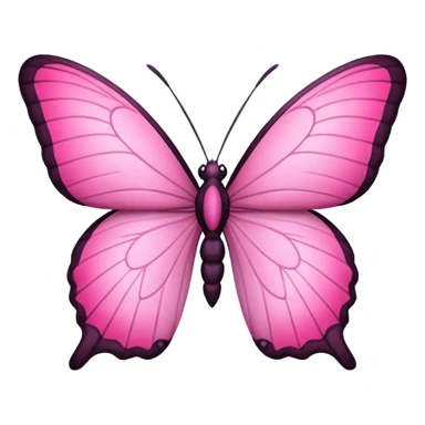 Borboleta rosa sticker