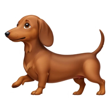 Weiner dog sticker