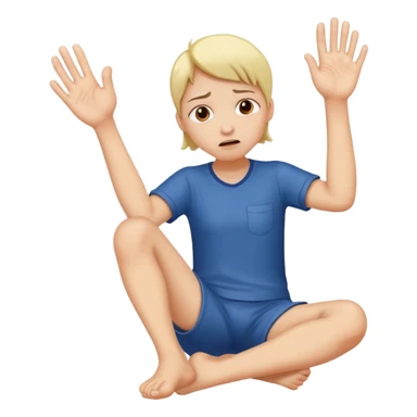 I want 😫  mixed with 🦶 emoji  sticker