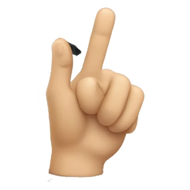 Finger clicking on a laptop sticker