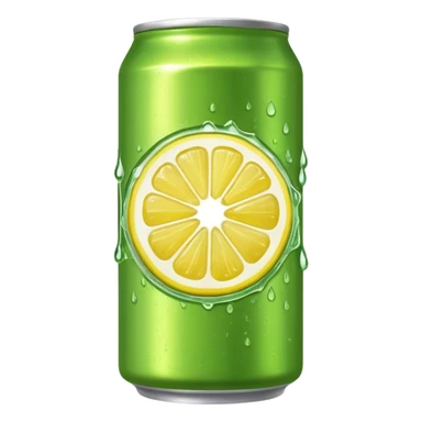 energy drink green tea and lemon sticker