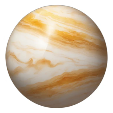 a single marble that looks like the planet venus sticker