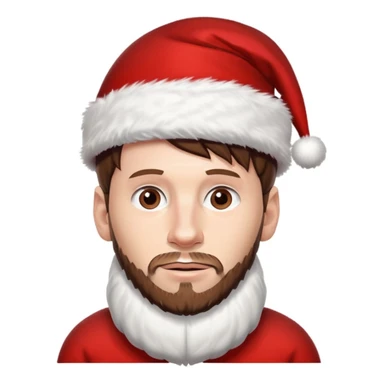 Messi con gora de navidad  sticker