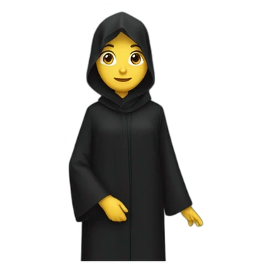 macron wear abaya sticker