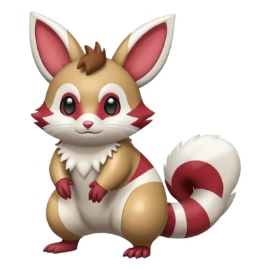 Shiny Furret-Minccino-Zangoose-Hybrid (Full body) sticker