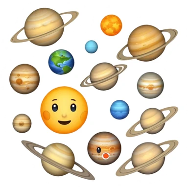 Solar system sticker