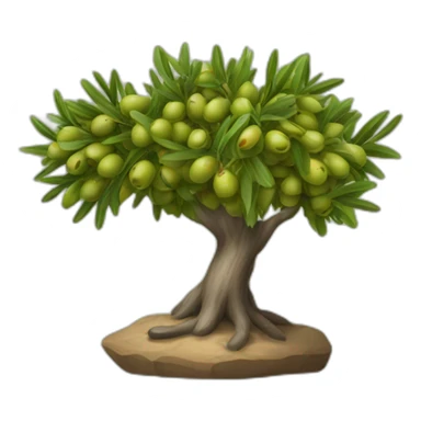 olive tree sticker