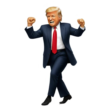 Trump dancing sticker