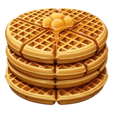 waffles breakfast  sticker