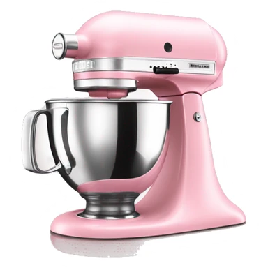 Realistic light pink kitchenaid mizer isolated. sticker