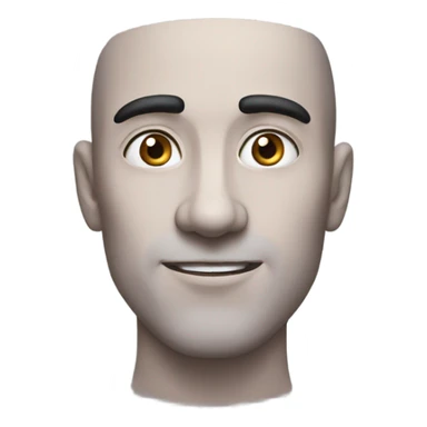 Guy making eyebrows jump sticker