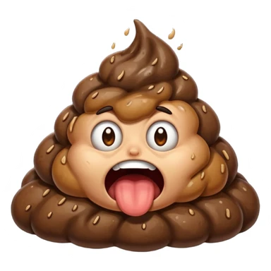 💩+😱 sticker