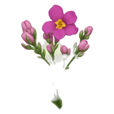 January birth flower sticker