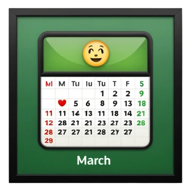 mes de marzo sticker