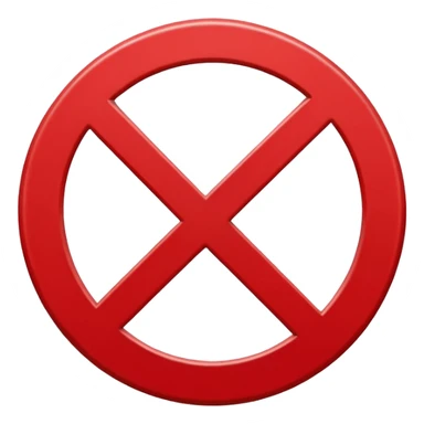 prohibition sign sticker