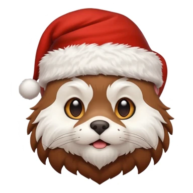 mogwai with a santa hat sticker