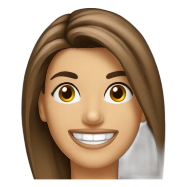 Elisabetta Canalis smilinh sticker