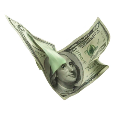 money flies sticker
