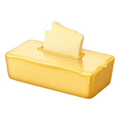 a stick of butter sticker