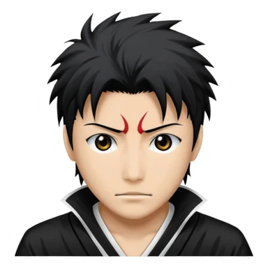 bleach black shihakusho sticker