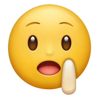 emoji mordiéndose un dedo  sticker