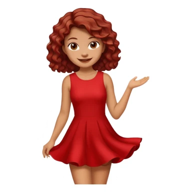 A Girl with hot short dress sticker