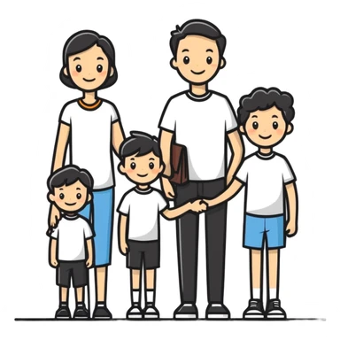 American family sticker