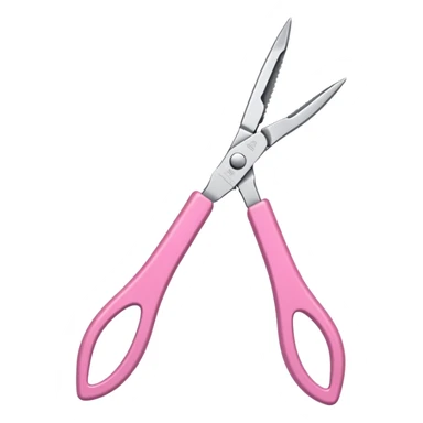 Pink cuticle nippers sticker