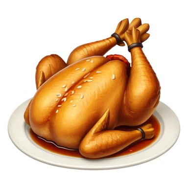 burned chicken dish sticker