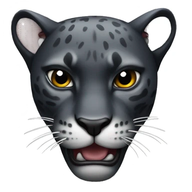 Fierce panther  sticker