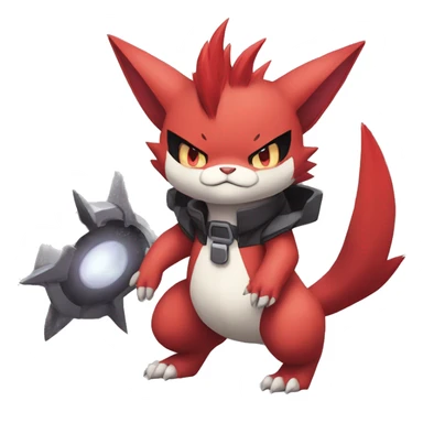  Kawaii Edgy Cool Beautiful Guilmon-Torracat-Zoroark full body sticker