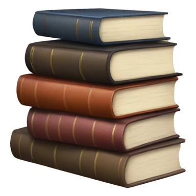 Stack of books sticker