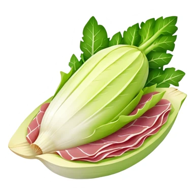 ENDIVE entourée d'une tranche de JAMBON sticker