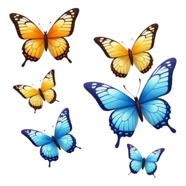 Butterflies transforming power ￼ sticker