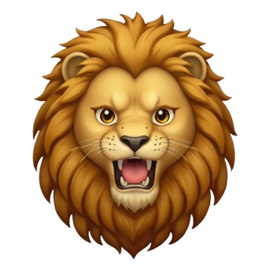 A loaring lion emoji for insta bio sticker