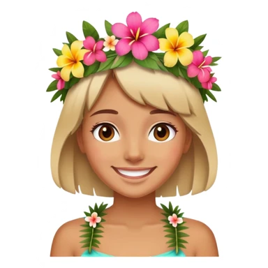 coconut girl vibes  sticker