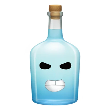 Gin from bleach sticker