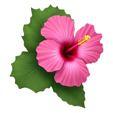 Hibiscus flower all pink  sticker