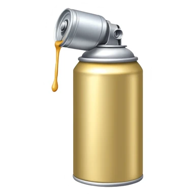 Paint spray can sticker