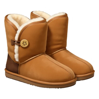 UGG chestnut slippers sticker